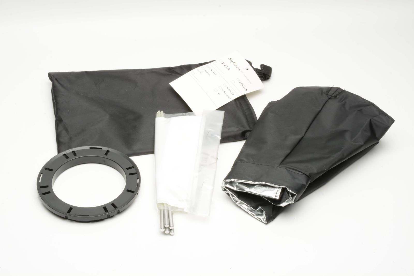Huge bundle of Electronic flash accessories, Snoot, diffusers, filters+++++++