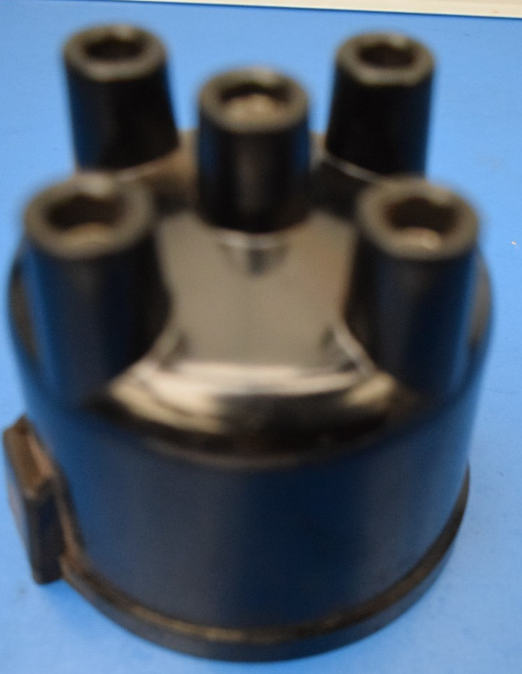 BLACK CLASSIC DISTRIBUTOR CAP CLIP ON SOLID CARBON PICK UP