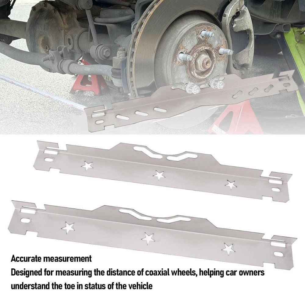 New Wheel Alignment Tool With 2 Measuring Tapes Toe Alignment Tool Plates For @