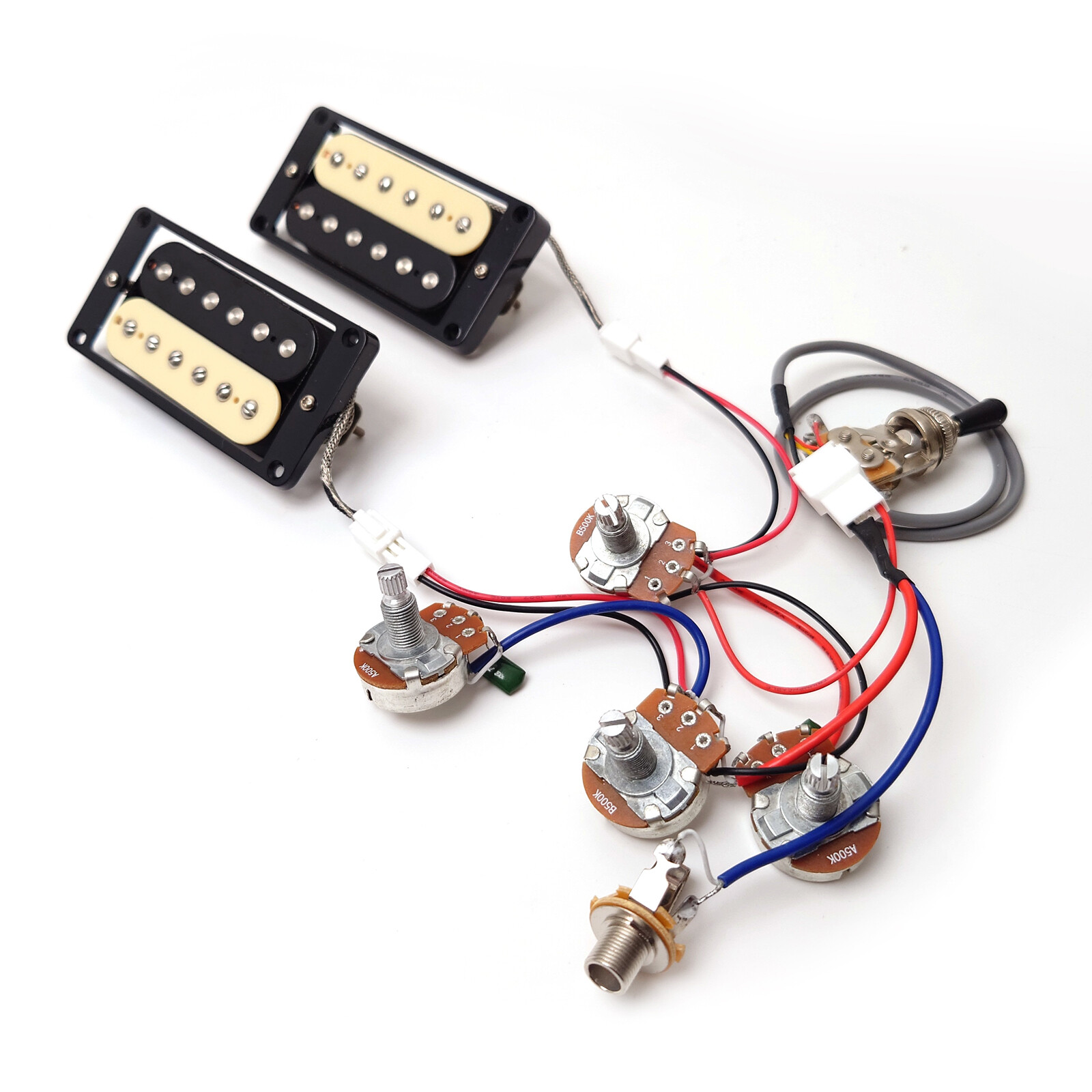 Pro Bucker Guitar Alnico 2 Pickups 2C Quick-connect Terminals for Gibson Guitar