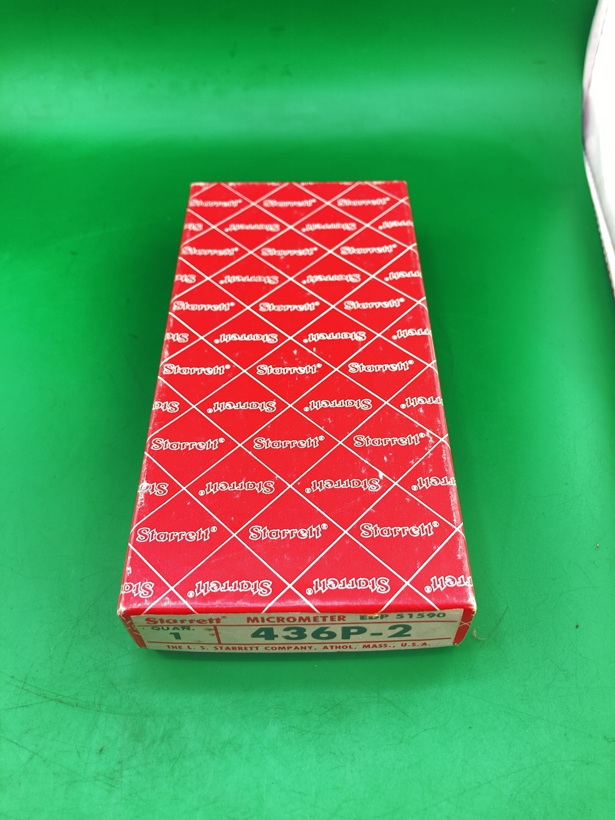 NEW Starrett Micrometer 1-2” N0. 436P 436-P Mint In Box (NOS)