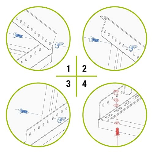 Adjustable Solar Panel Tilt Mount Brackets Kit Folding Tilt NPB-400T(40Inch)