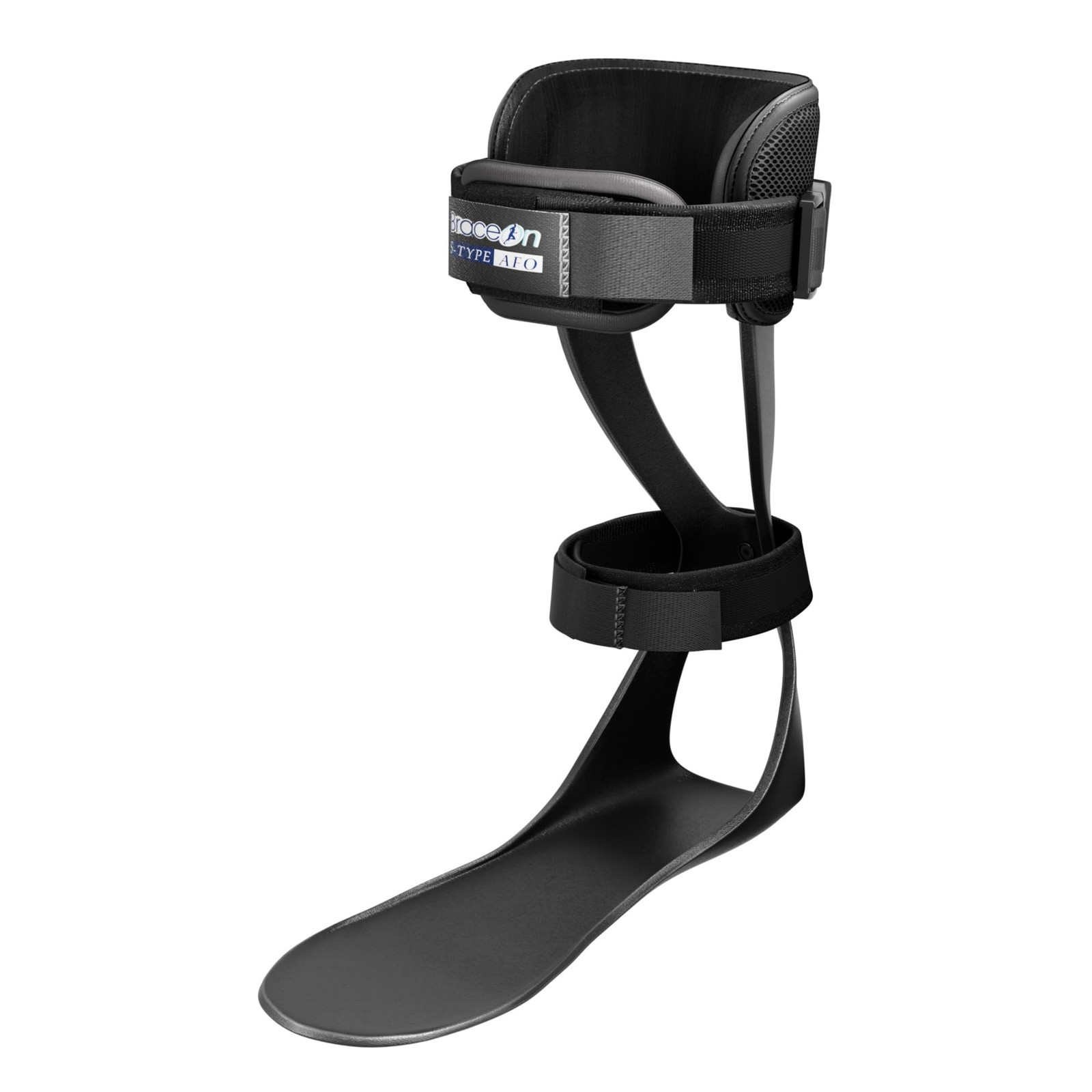Brace On AFO S-Type - Drop Foot Stabilizer Brace, Moldable, Trimmable, Lightw...