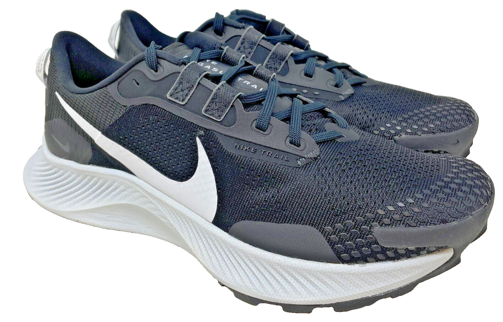 Size 10 - Nike Women's Pegasus Trail 3 Black Platinum