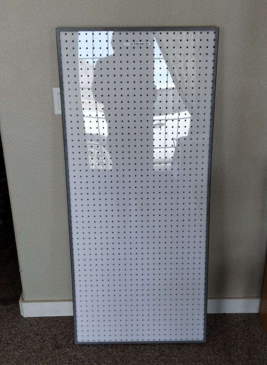 LOT of TWO ARTITALIA GROUP Store Rack SHC-0628 Framed Pegboard 54.5"x24" Verticl