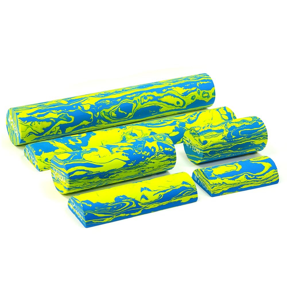 Low Density Soft/Medium Foam Physical Therapy Roller (18" Half Round)