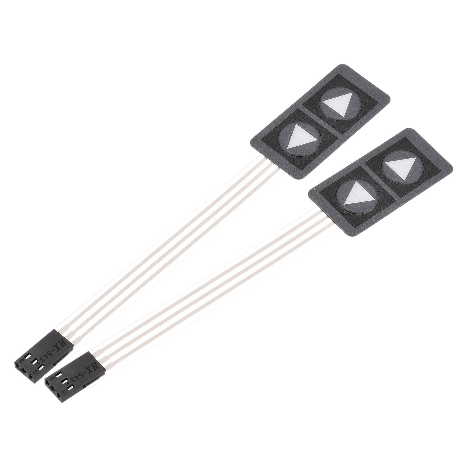 Switch Keypad DIY Keyboard 2 Keys Grey Arrow Mark 2 Pcs