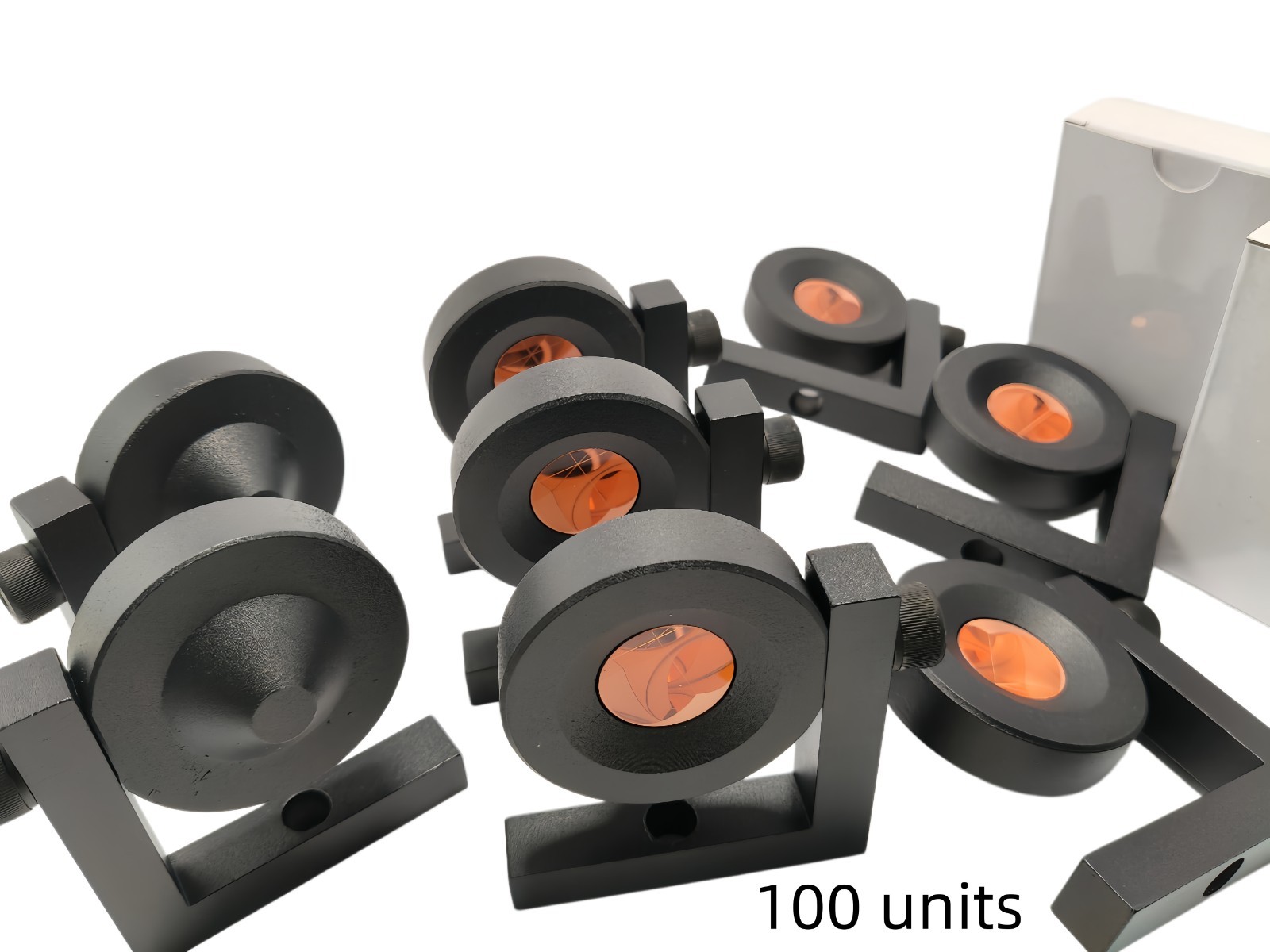 100PCS L Bar Monitoring 90 Degree Mini Prism  For Total Stations Surveying Prism