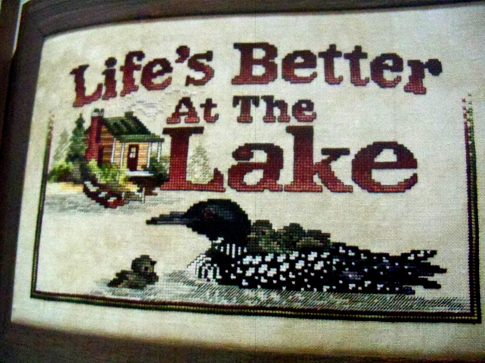 OOP Stoney Creek Magazine Cross Stitch Pattern "Life At The Lake" + BOP