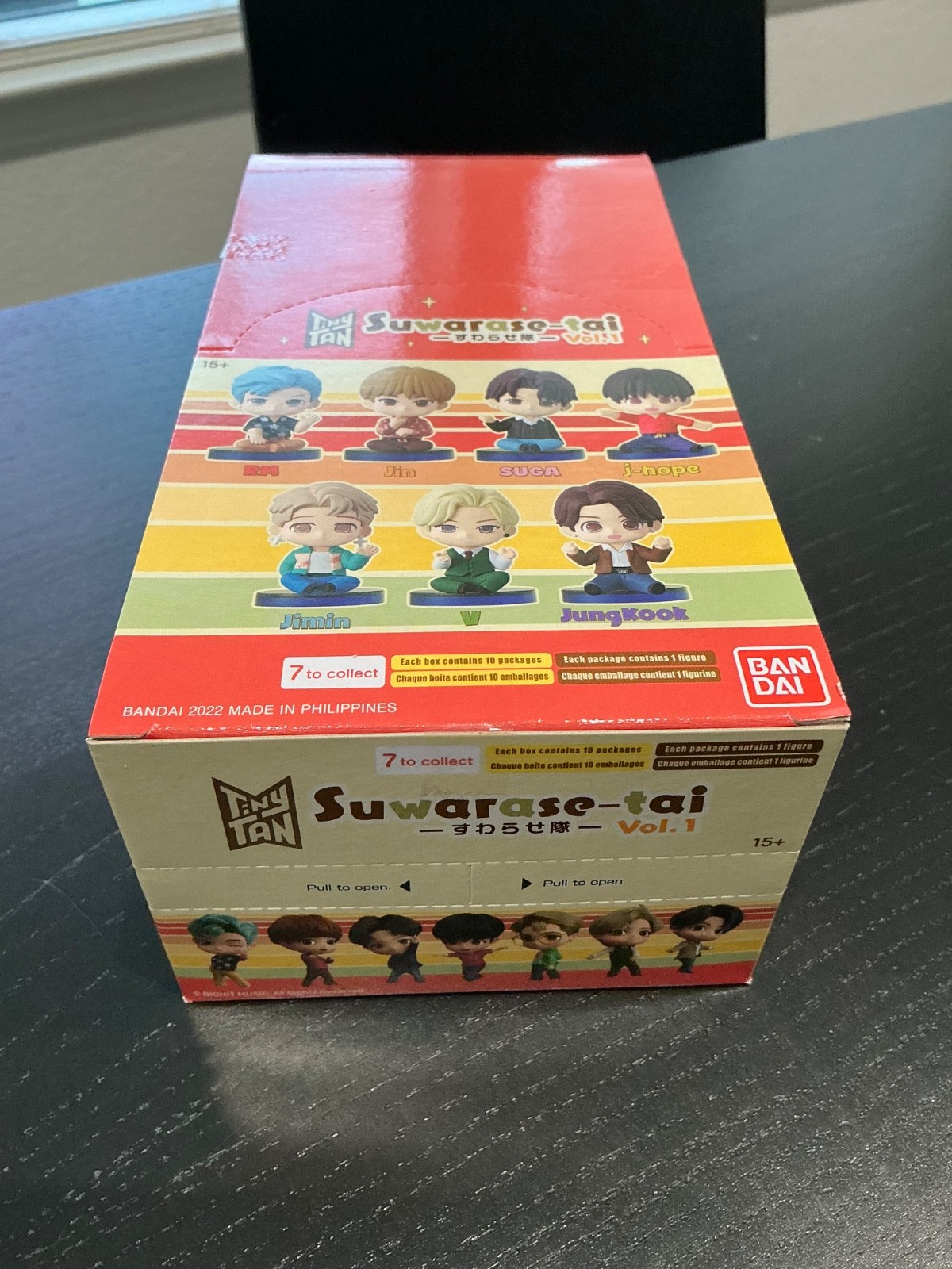 Bandai Tiny Tan Suwarase-tai Vol. 1 Anime BTS K-Pop Figures Full Case NEW Sealed