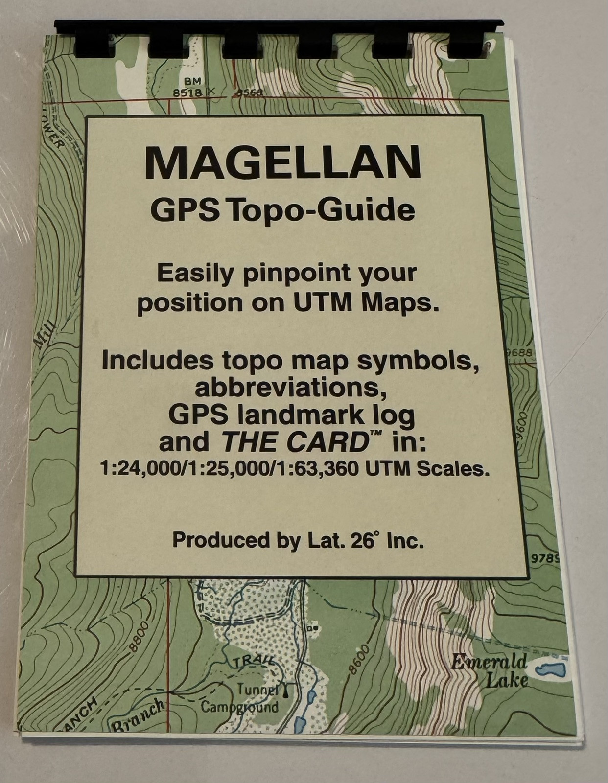 Magellan, GPS Topo Guide/ Manual, VG Condition