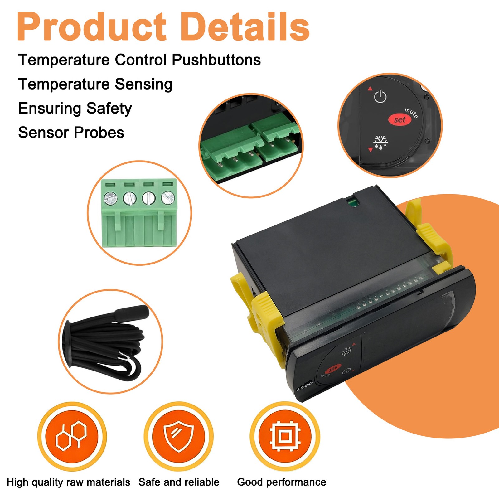 For Carel Temperature Controllers PJEZS0H100 Digital Thermostat with Temperature