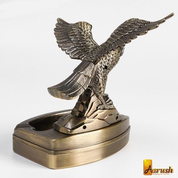 Flying Eagle Refillable Butane Lighter Tabacco Cigarette Cigar Ashtray Ash Tray