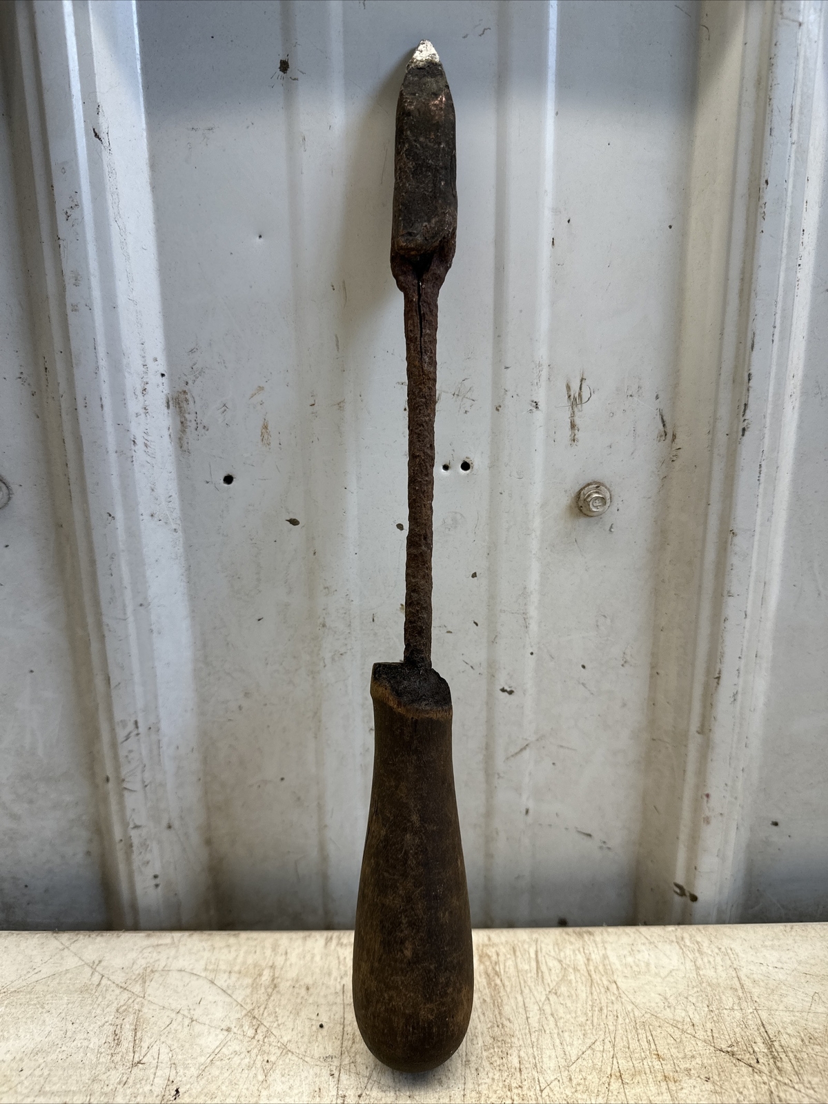 Vintage Copper Head Soldering Iron Welding Tool Original