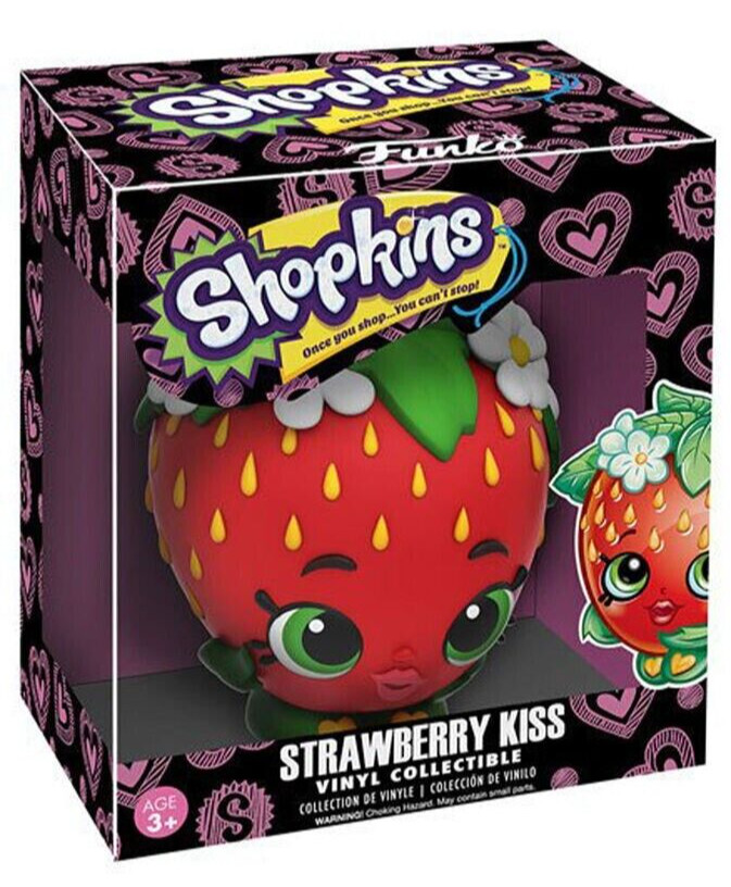 Funko Vinyl Shopkins: Strawberry Kiss 4" Figure
