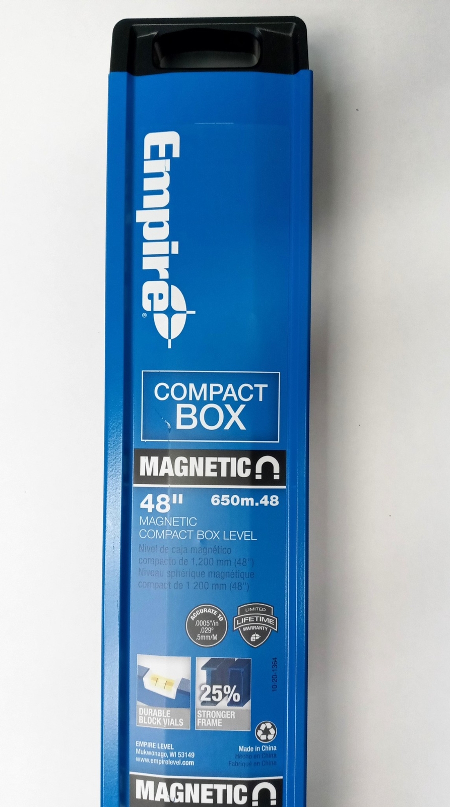 Empire 650M.48 48" Magnetic Compact Box Level