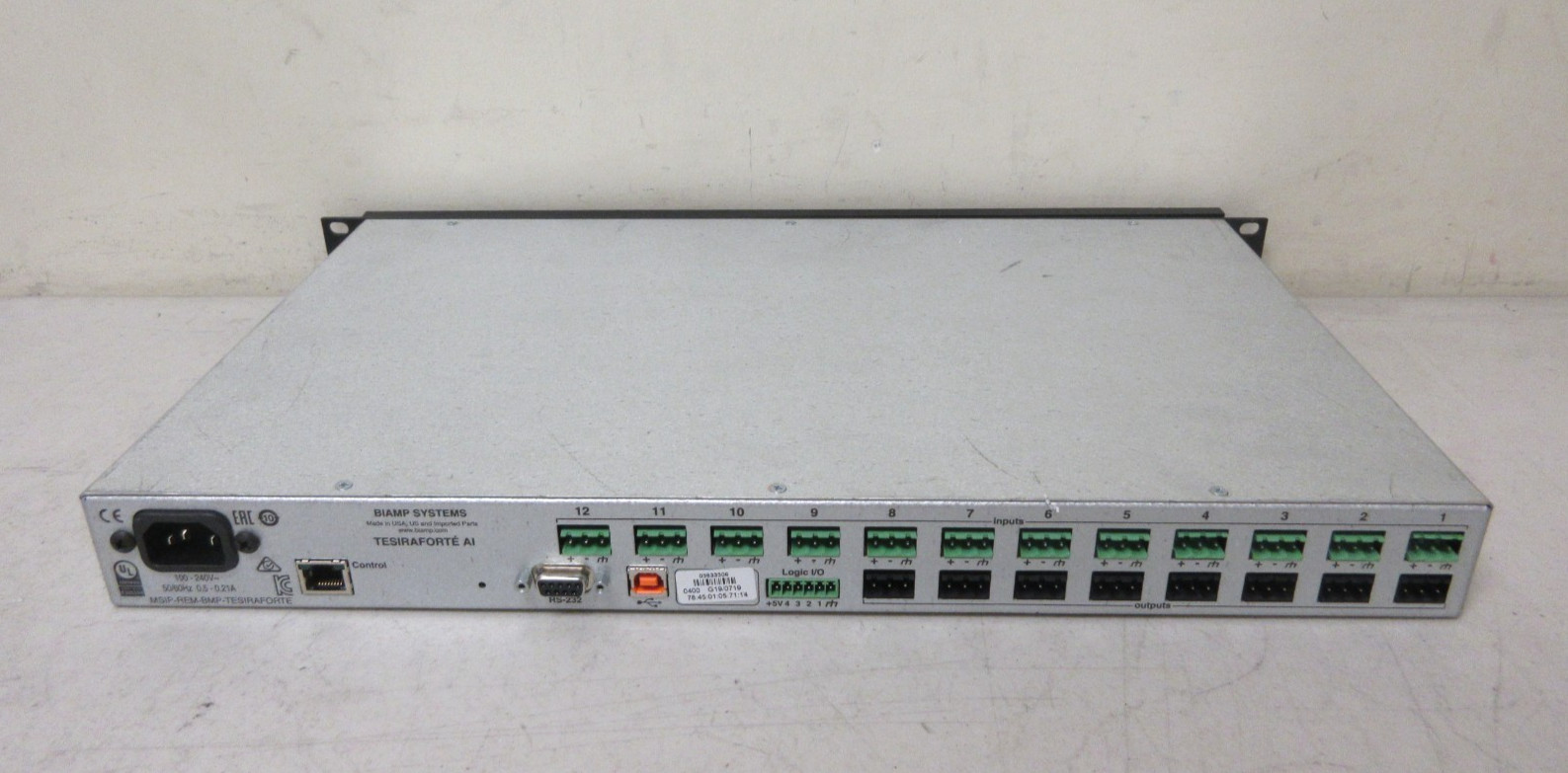 Biamp Tesira Forte AI Digital Audio Processor