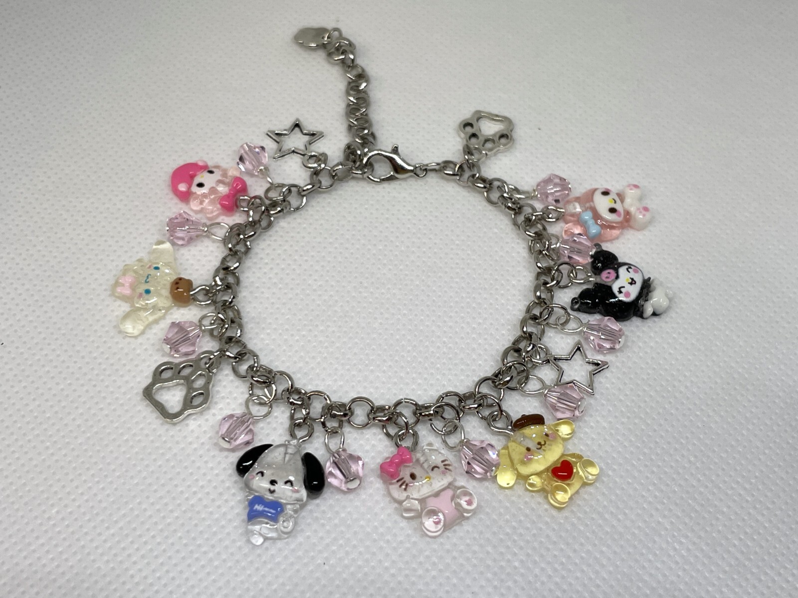 ~Hello Kitty~😺& Friends Charm Bracelet~ Anime Sanrio~Single Chain! 🌈You Pick!!