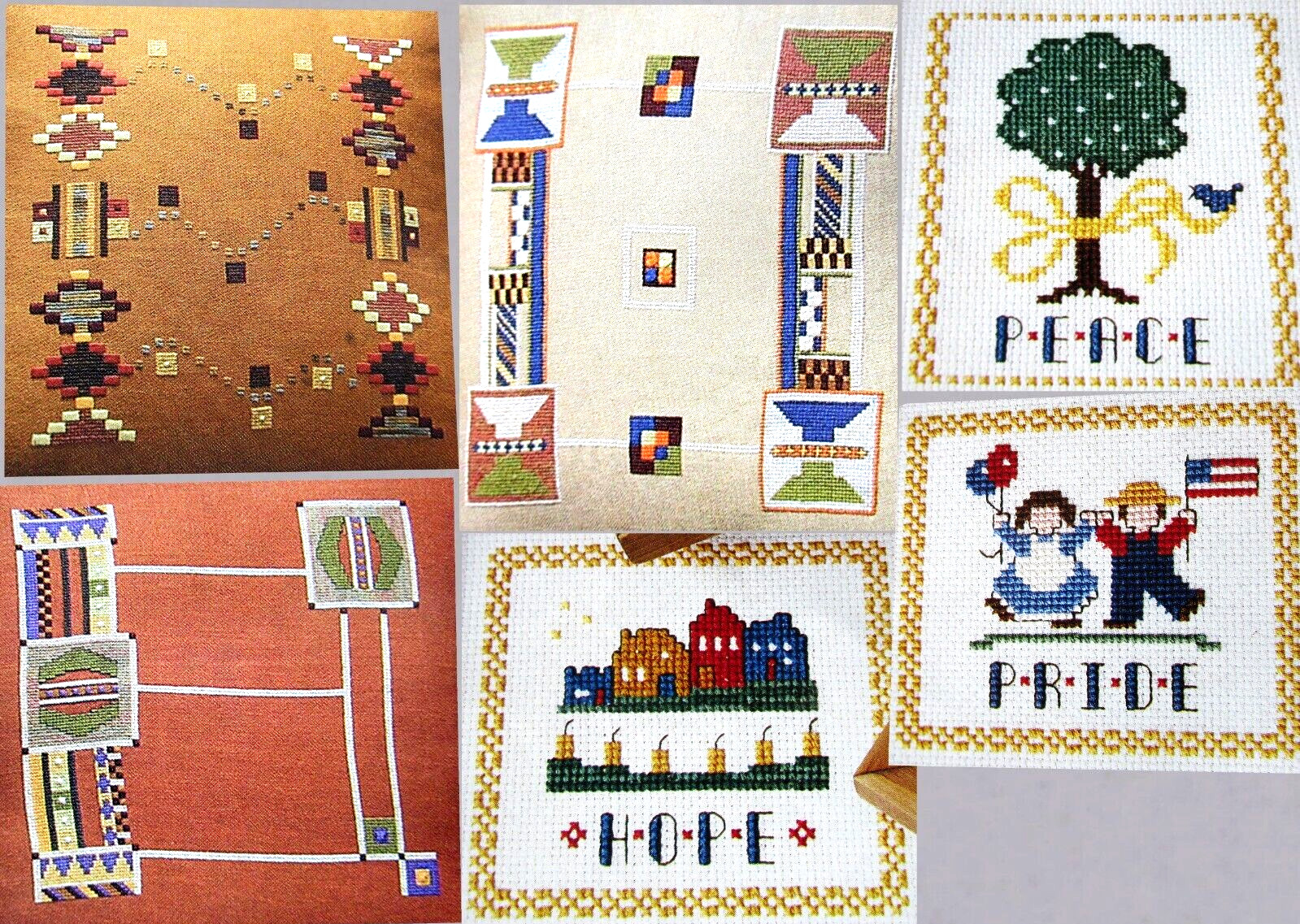 Africa Designs Ghana Mali Soghai Peace Pride Hope CROSS STITCH PATTERNS