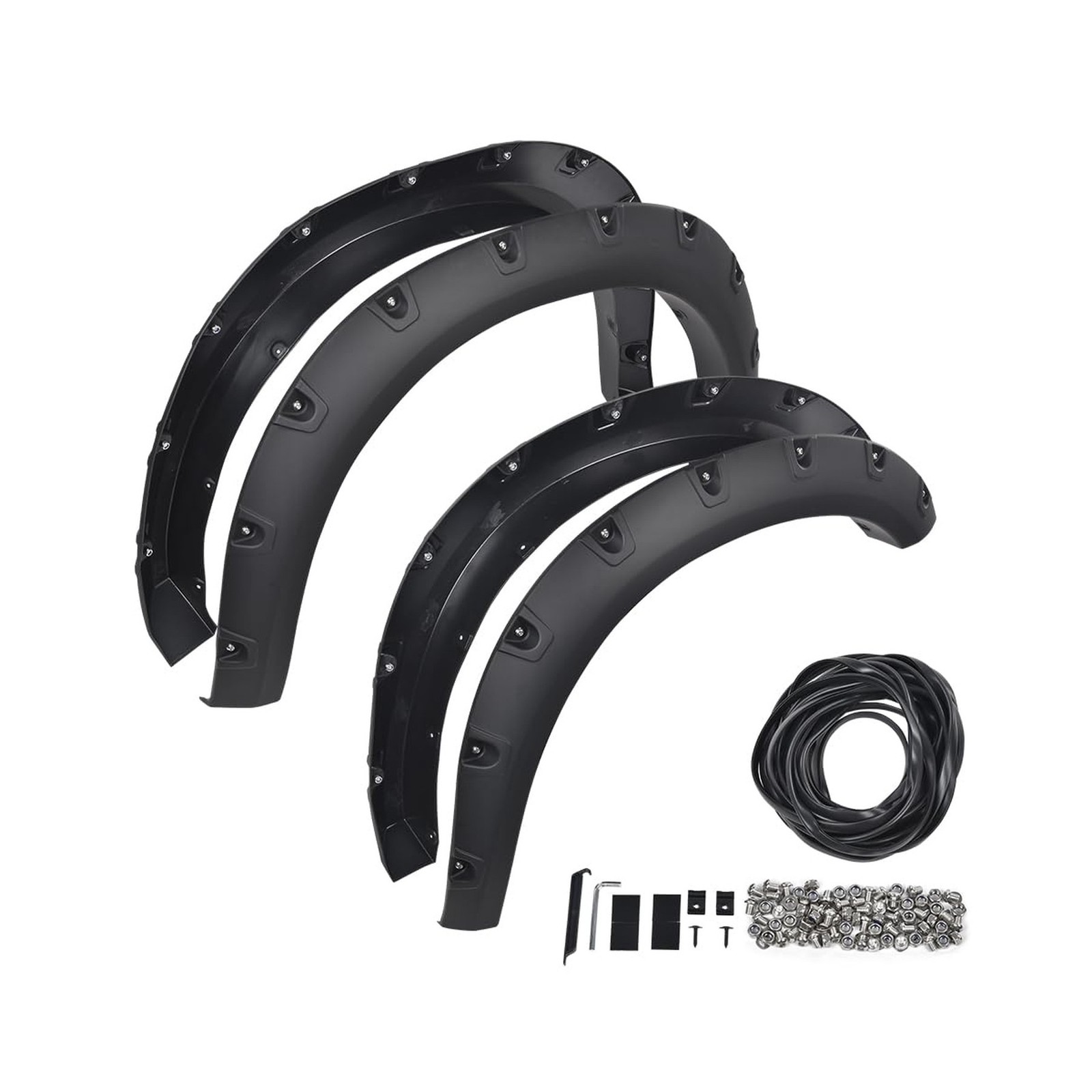 DOTCOM Fender Flares 4PCS,Fit For Dodge Ram 2500 3500 2019 2020 2021 2022 202...
