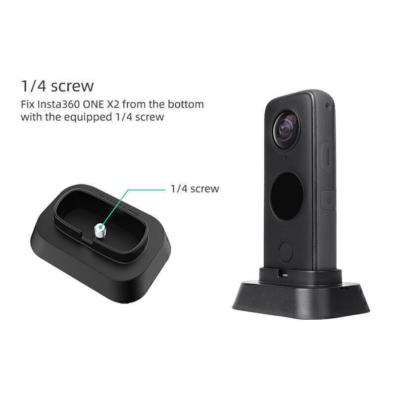 Non-slip Desktop Stand Base Holder Mount Dock Support for Insta360 One X2 Camera