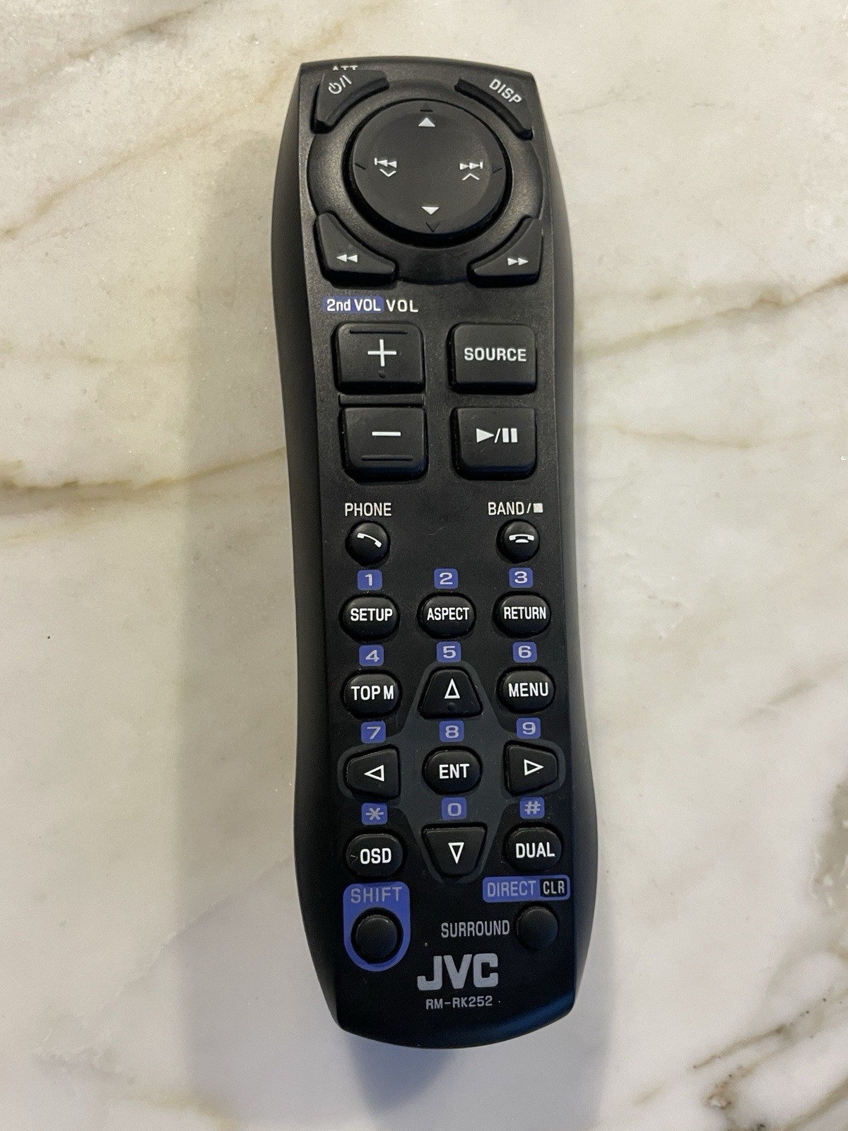JVC RM-RK252 REMOTE CONTROL JVC RM-RK252 CONTROL REMOTE JVC RM-RK252 REMOTE OEM