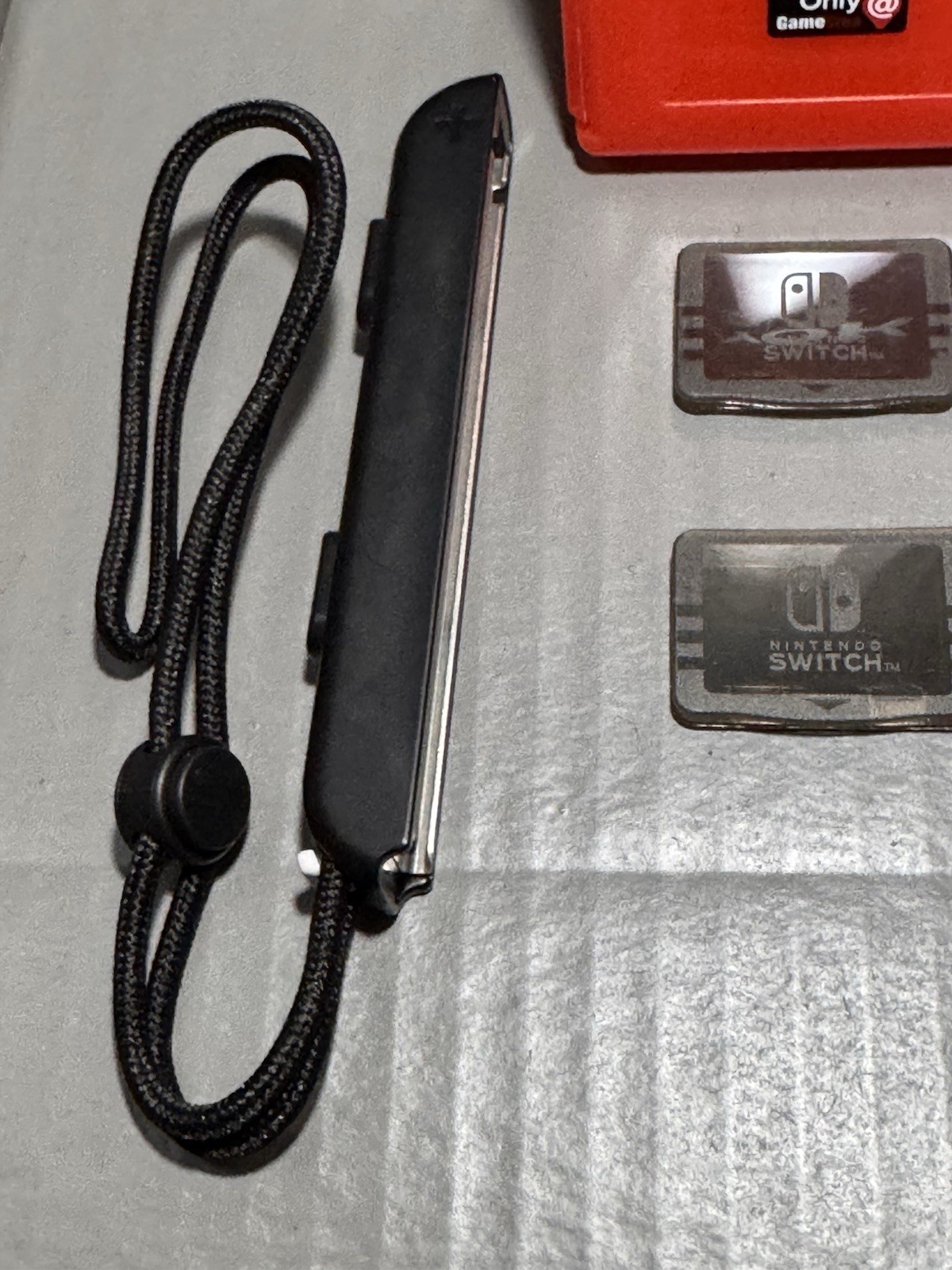 Nintendo Switch Accessory Lot - Joycon Straps And Game Cartridge Case