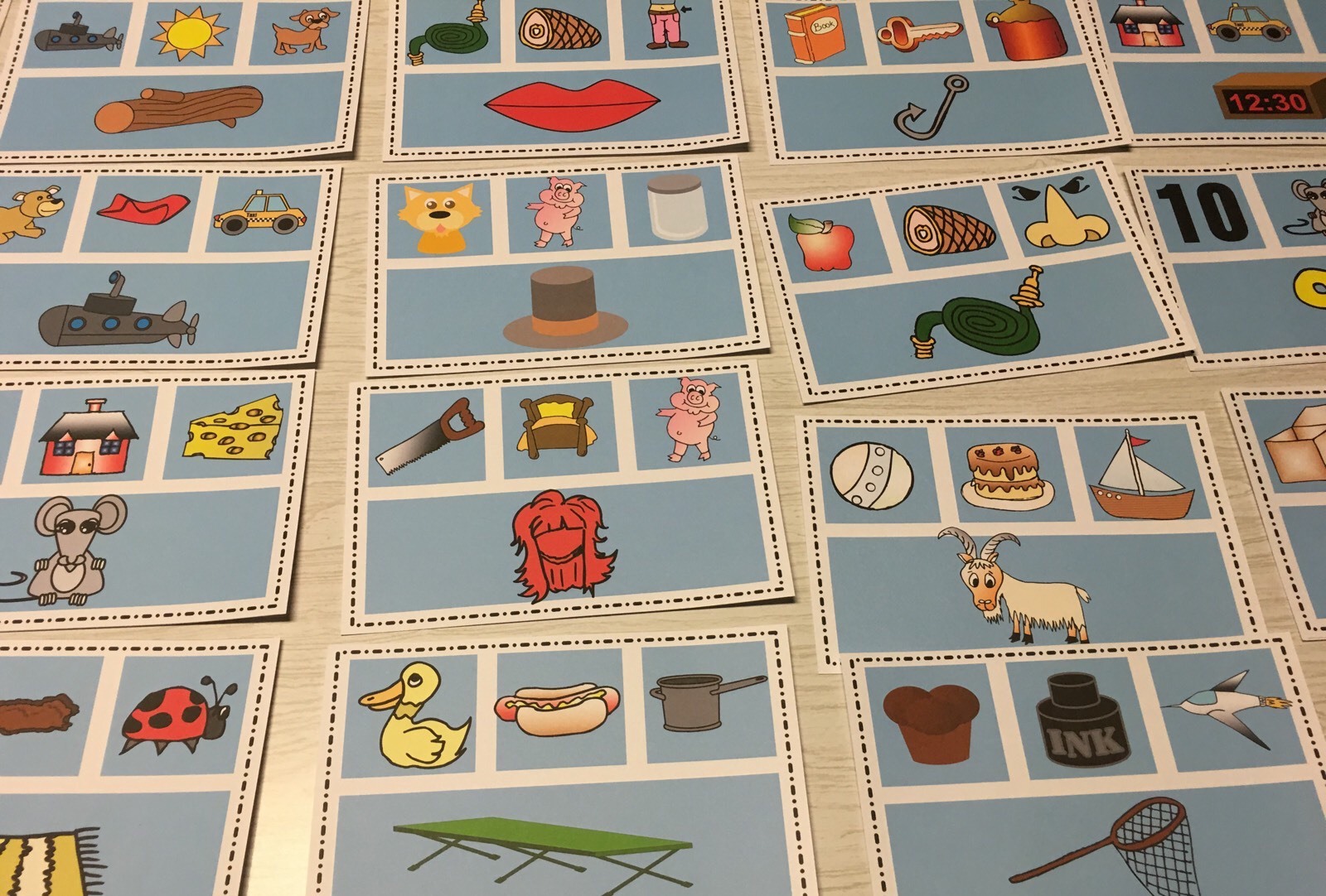 Rhyming Words Activity Kit
