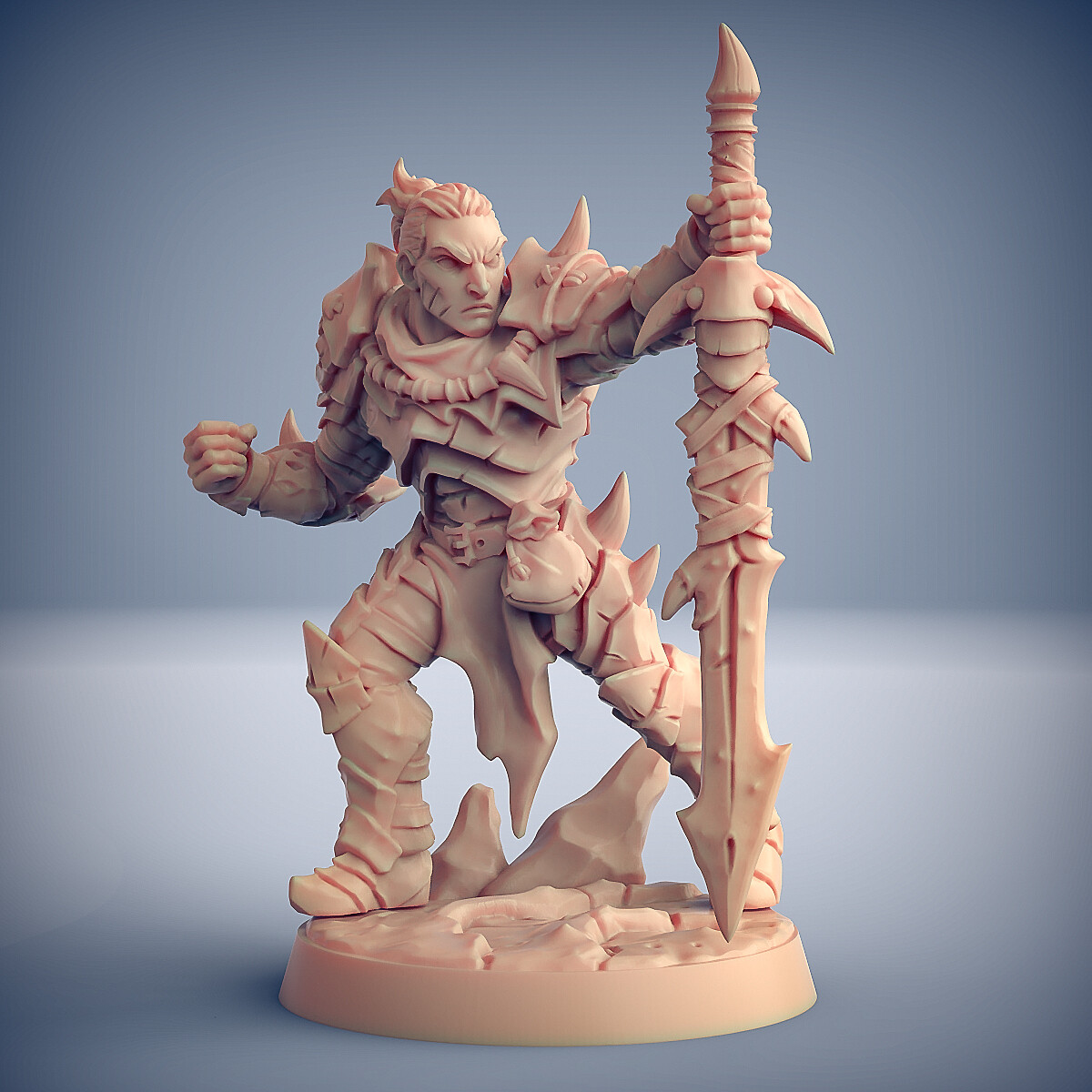 Scourgeland Survivor Human Artisan Guild Fantasy Dungeons and Dragons Miniature