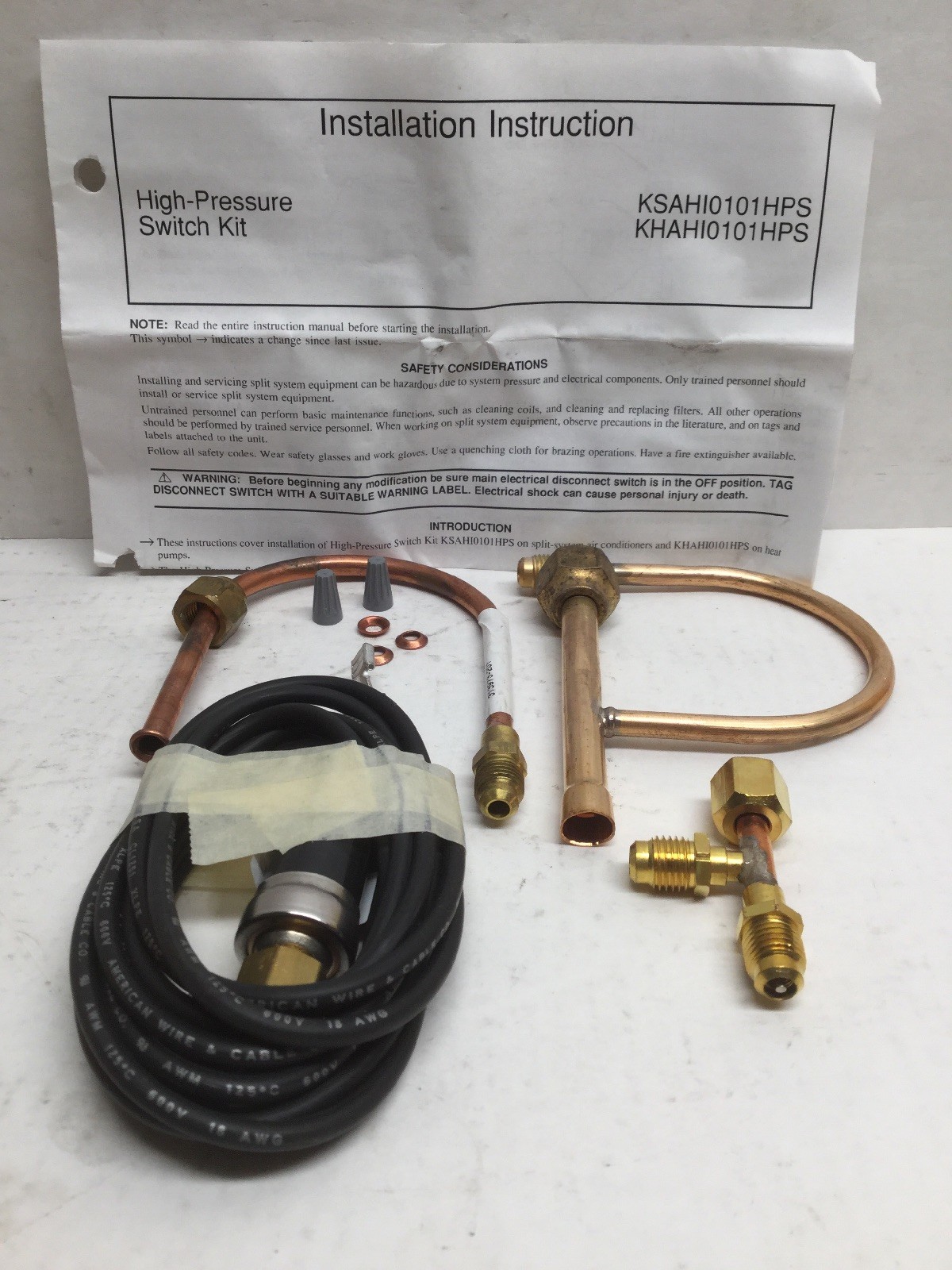 Orion High Pressure Switch Kit KHAHI0101HPS
