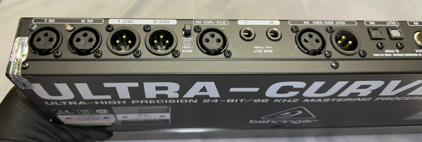 Behringer DEQ2496 Ultra-High Precision 24-Bit/96 kHz Processor - USED/WORKS