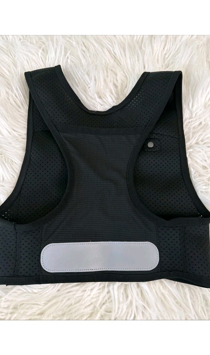 Zelvot Hydration Adjustable Hiking Running Vest No Flask Black Size Small