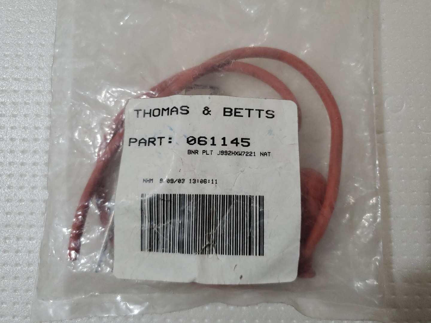 Thomas and Betts 061145 Gas Pilot Ignition Assembly