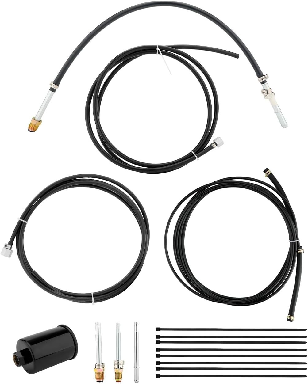 Fuel Line Kit, Compatible With 1988-1997 GM Gas Trucks, including Chevy C1500 C2