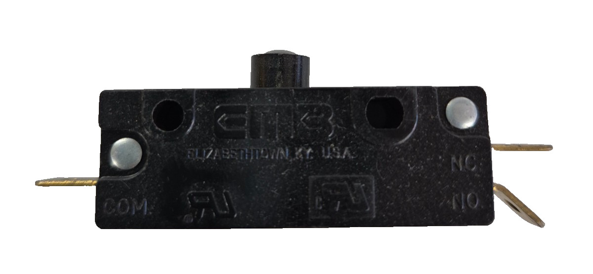 Microswitch EMB 15 amps 125-250 volts COM, NO, NC snap action switch