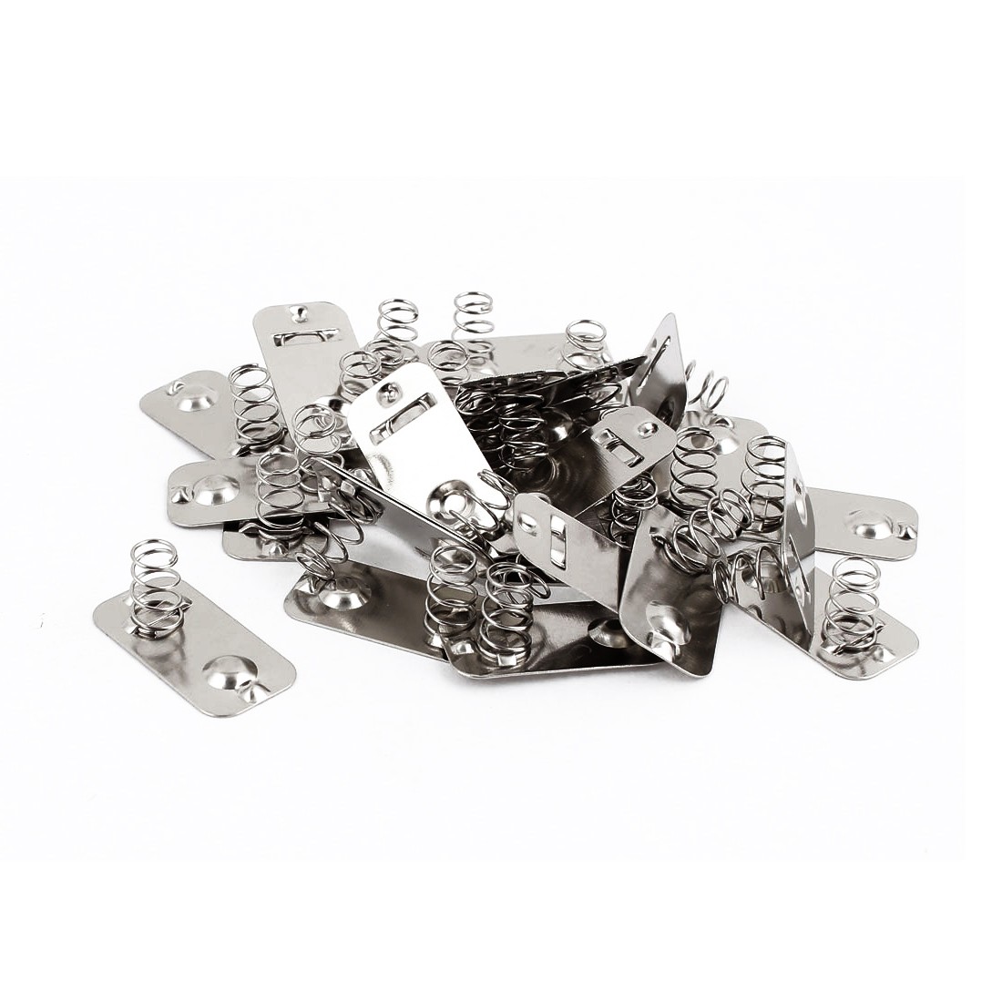 30pcs Metal AA Battery Positive Negative Conversion Spring Contact Plate