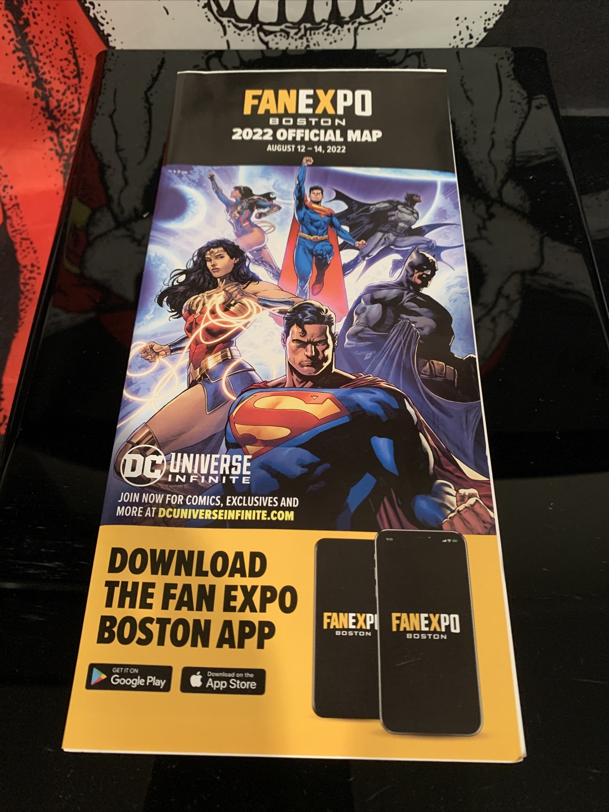 Fan Expo Boston 2022 Official Souvenir Map August 12-14 2022 - Comic Convention