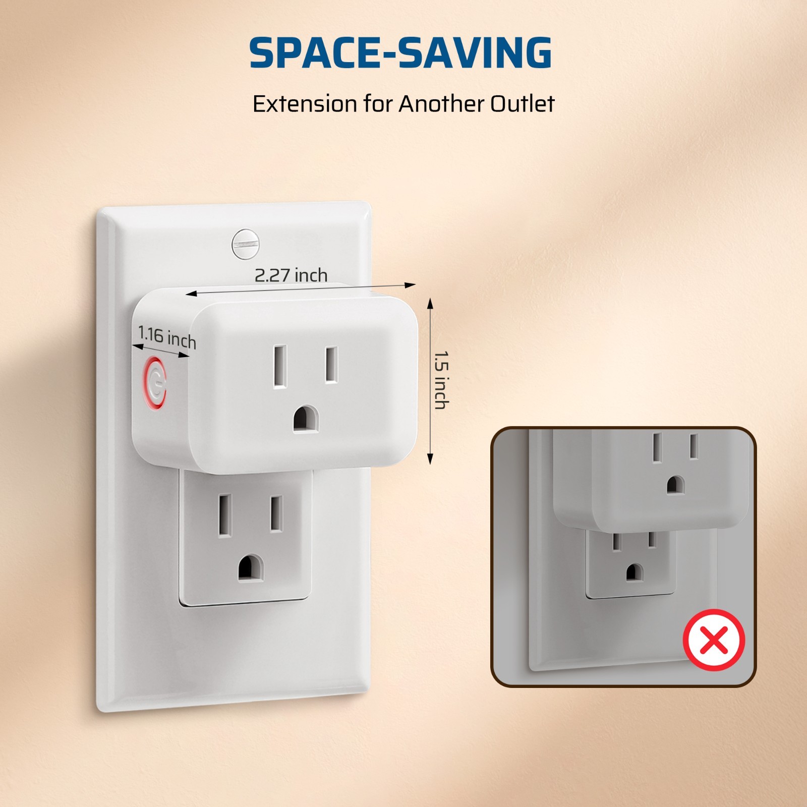 DEWENWILS Wireless Remote Switch 3 Outlet 100FT Range for Home Appliances