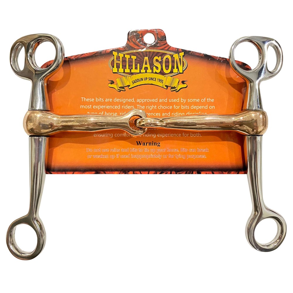 HILASON Tom Thumb Copper Curb Bit 5 Inch Stainless Steel Western Training Horse