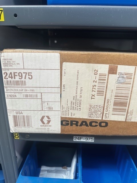 GRACO 24F975 Filter Cap Conversion Kit for Xtreme Lowers - NEW!!