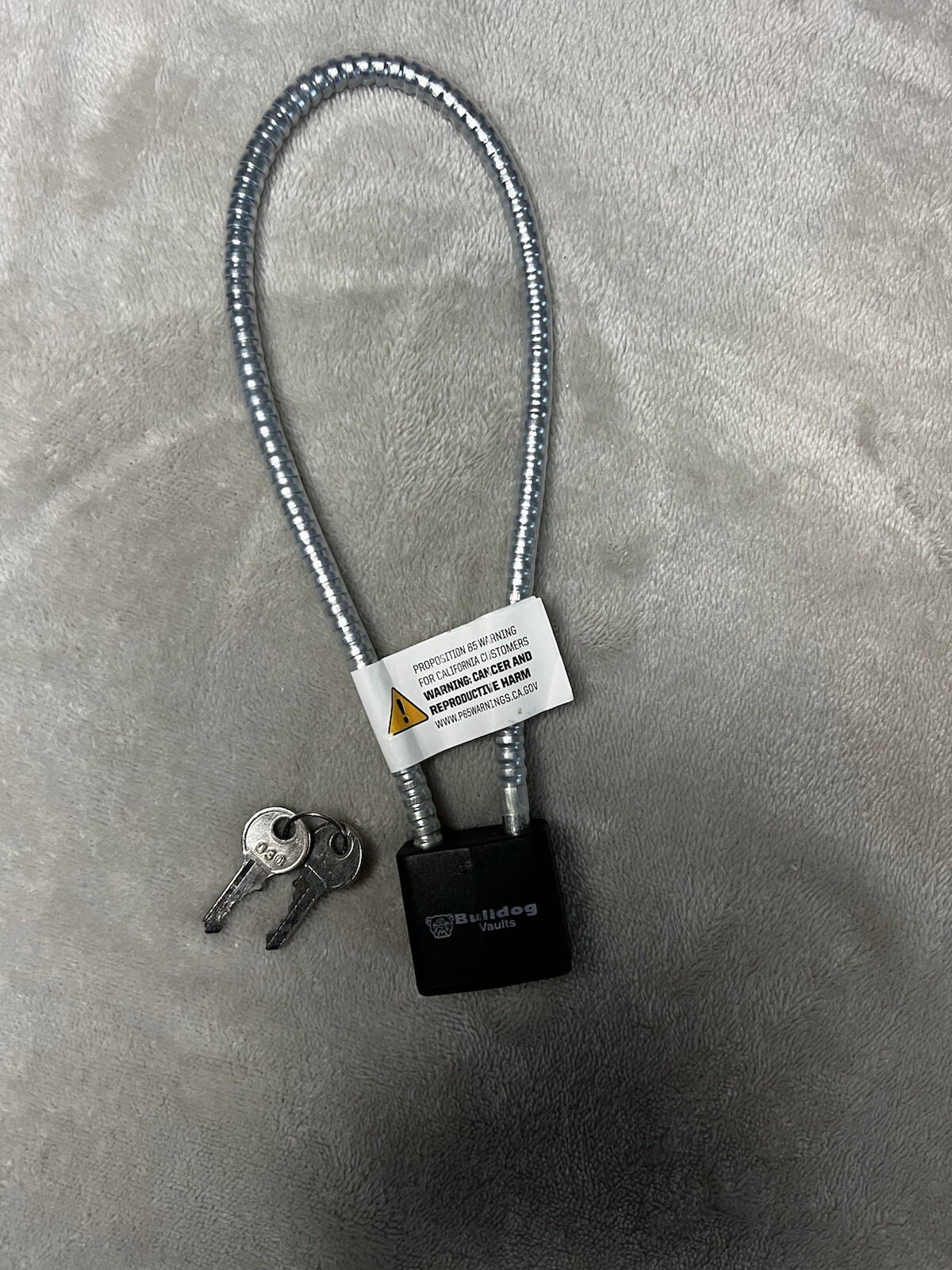 BULLDOG KEYED CABLE TRIGGER LOCK W/ KEYS