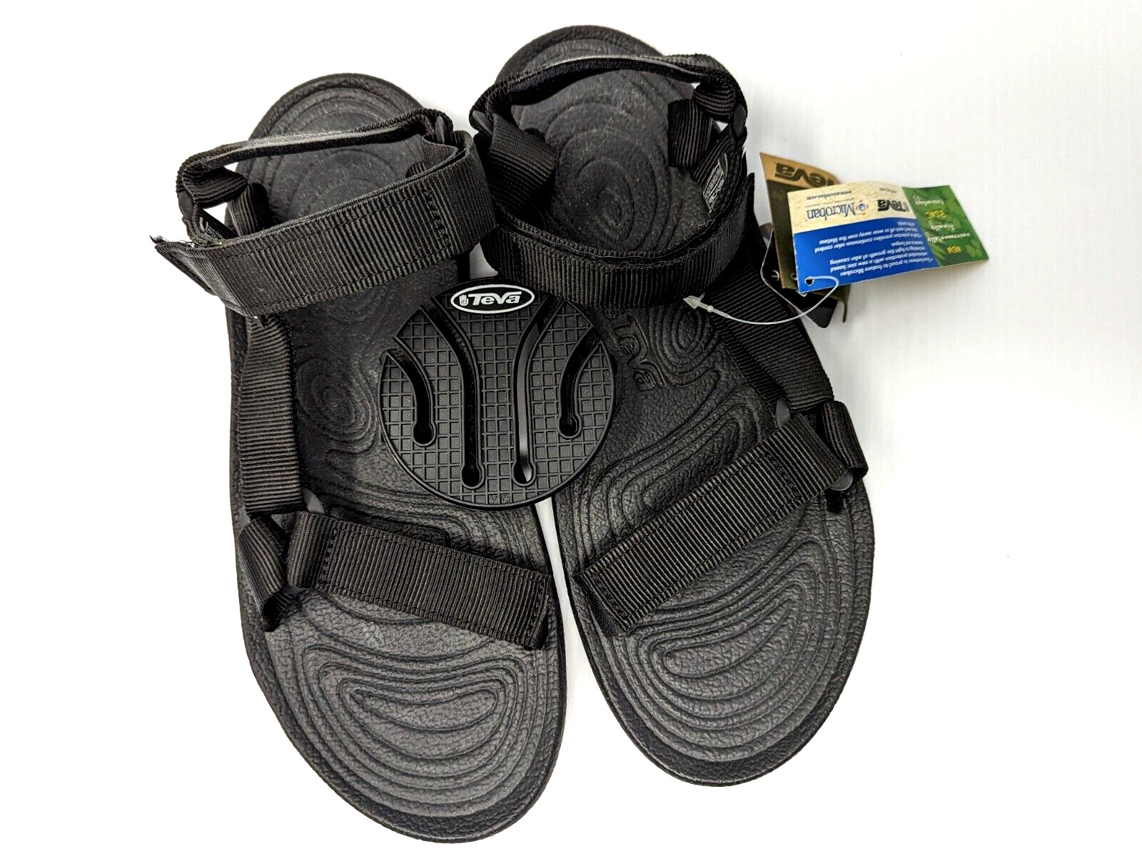 Teva 6640 Hurricane Sport Sandal Men's Size 10 Black Water Outdoor