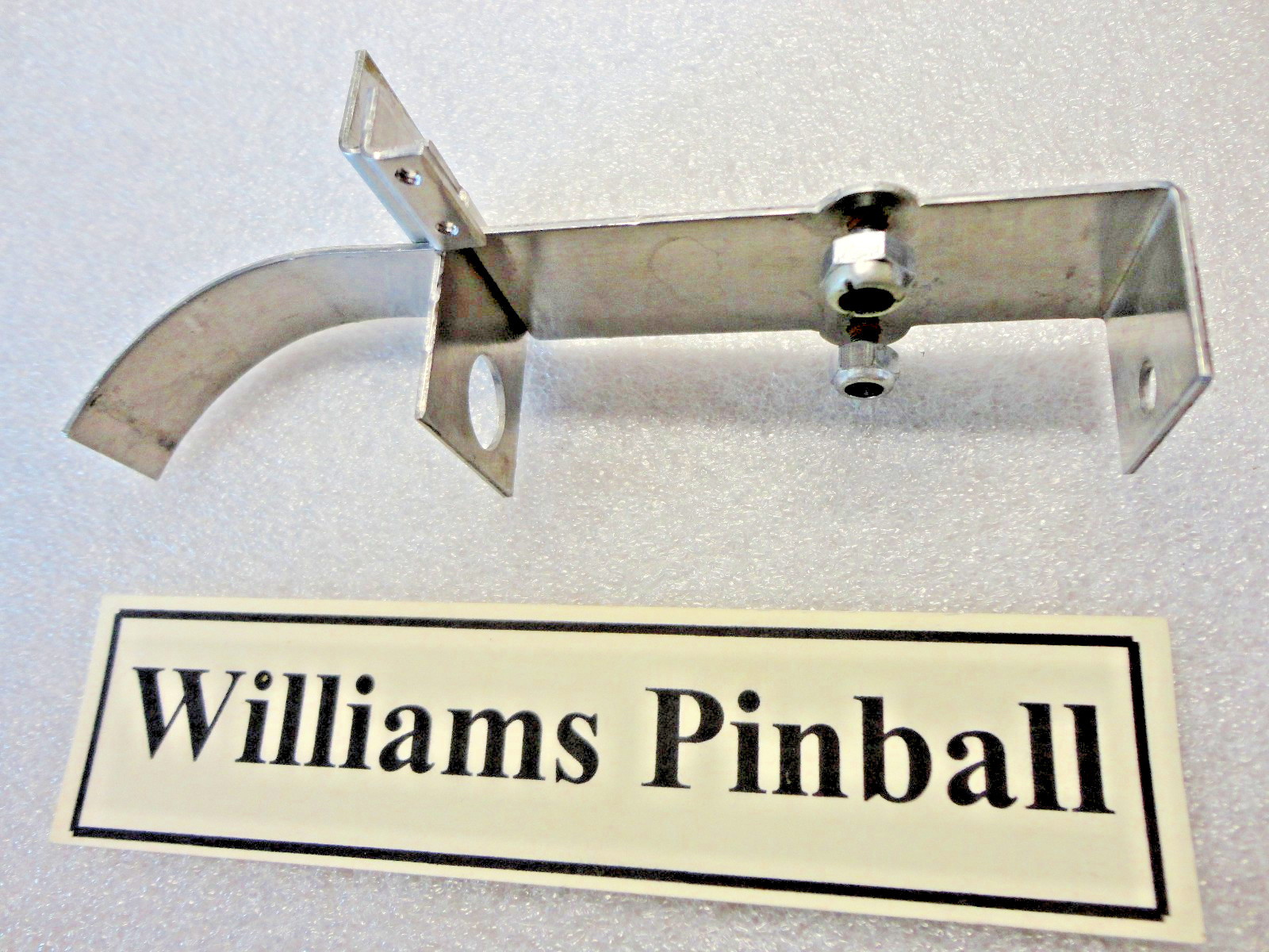 Williams Pinball Upkicker Scoop Bracket, Game Unknown. Cleaned and Intact.