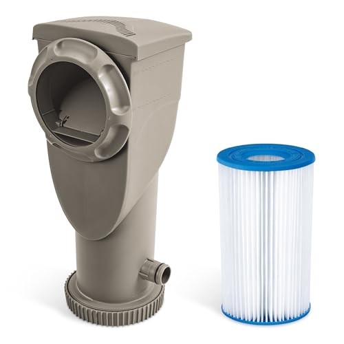 SkimmerPlus 1,500 GPH 2-in-1 Filter Pump and Skimmer System for Above Ground Swi