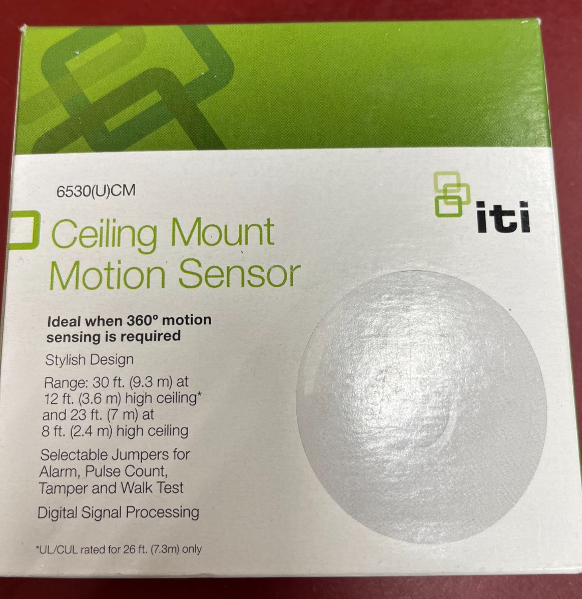 INTERLOGIX 6530UCM CEILING MOUNT MOTION SENSOR NOS
