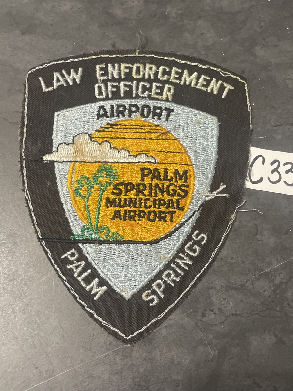 Palm Springs Municipal Airport Law Enforcement CA Police Patch ~C33 Used