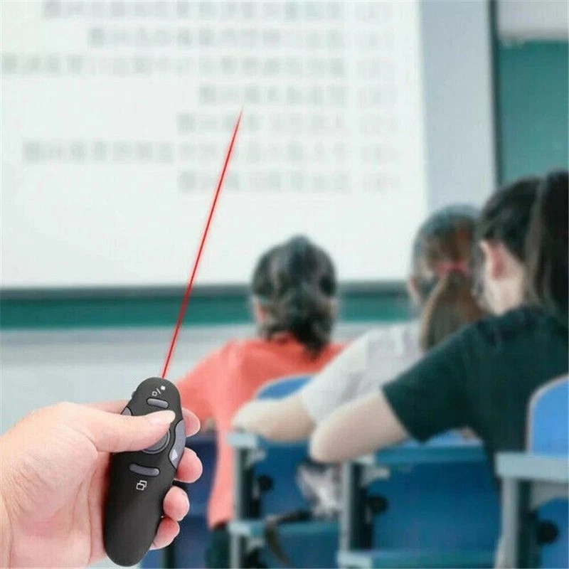 For PC Power point Presentation Remote Wireless Presenter Laser Pointer Clicker