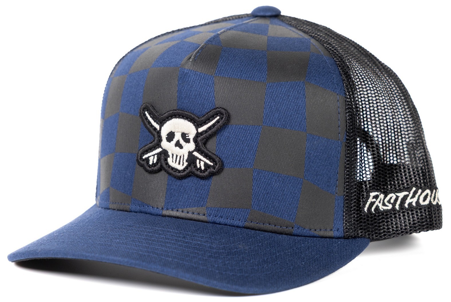 Fasthouse Enzo Youth Snapback Hat Navy Black