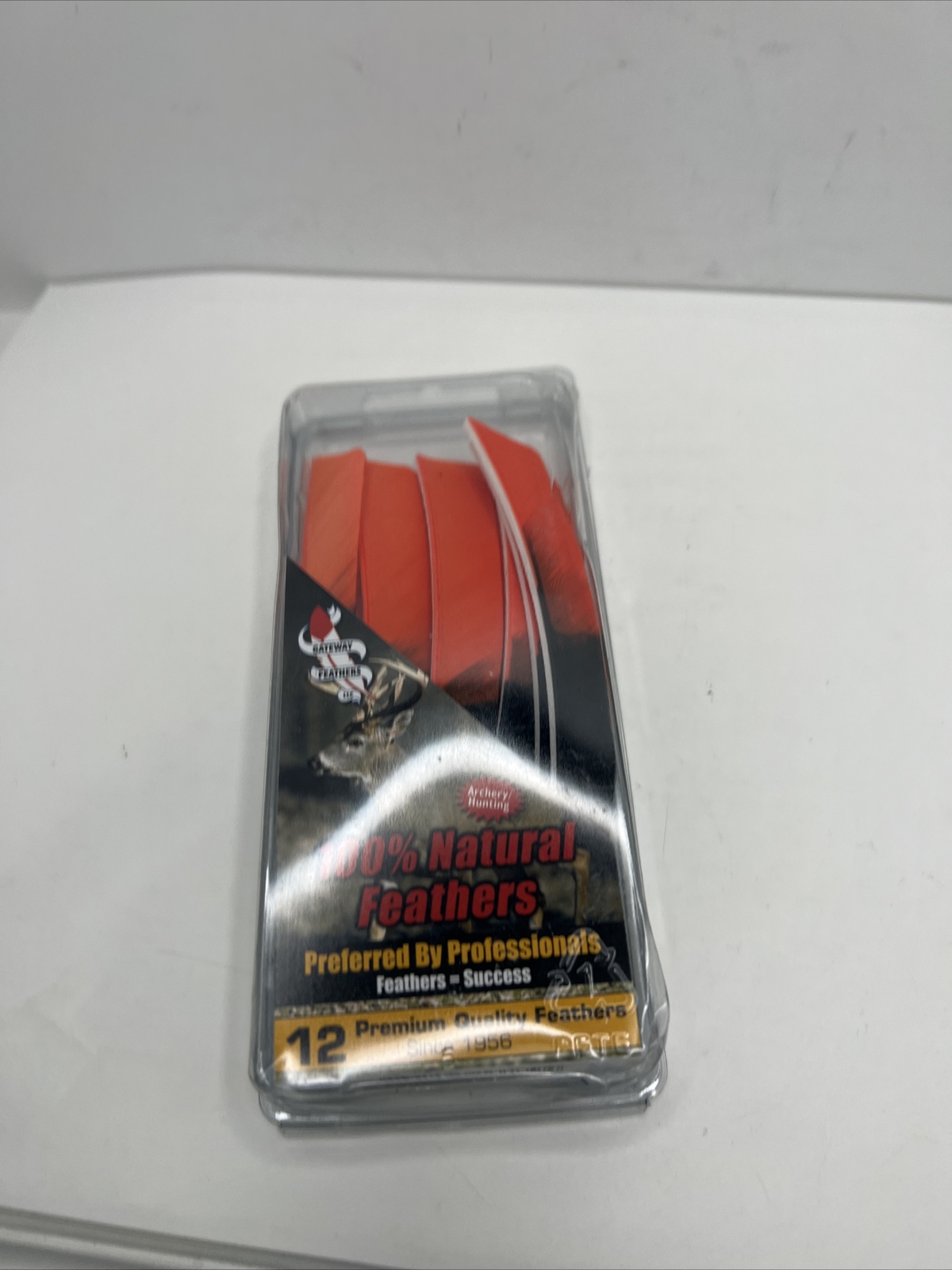 Gateway Parabolic Feathers Kuru Tangerine 4 In. Rw 12 Pk.