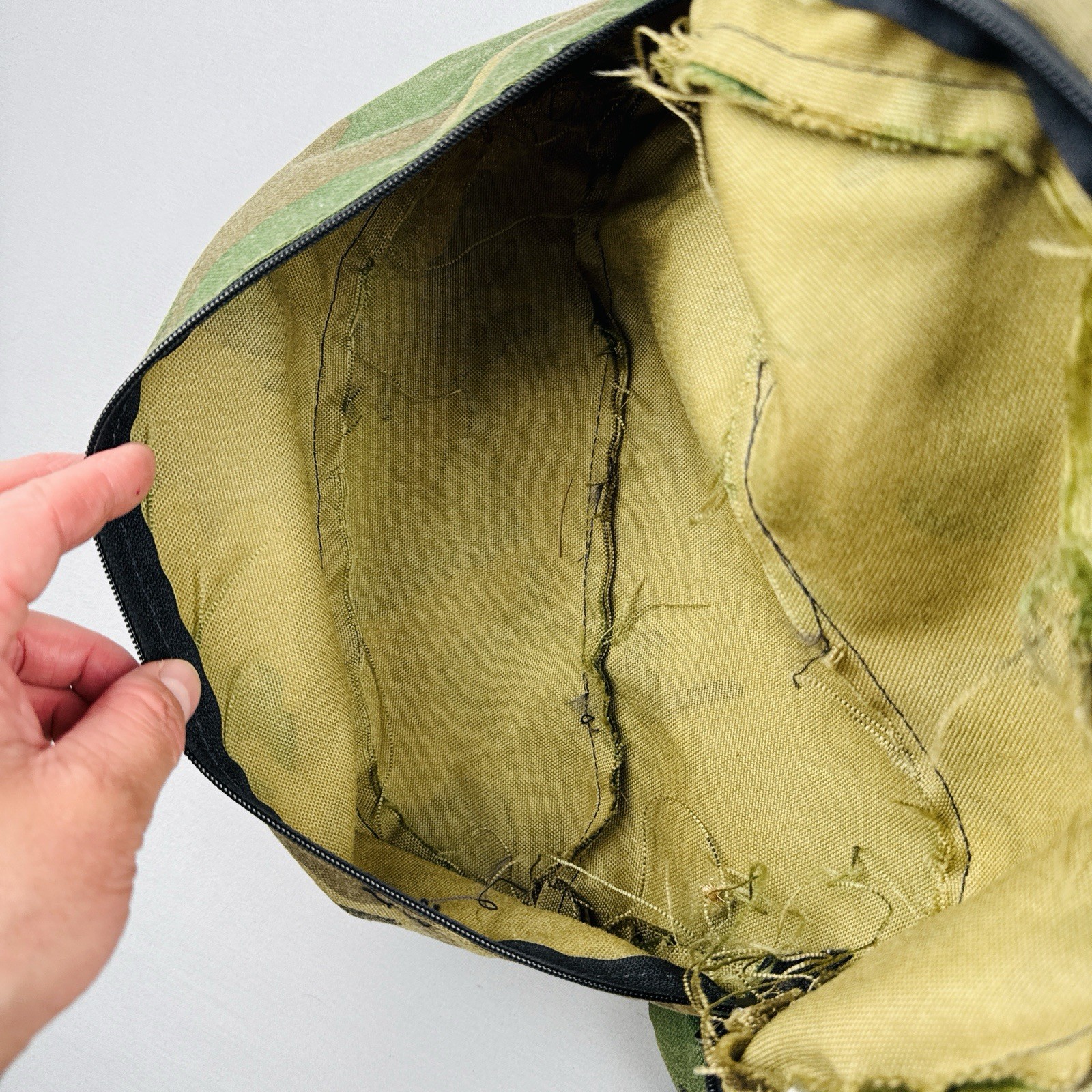 Vintage Fieldline Camo Sling Bag USA Made Hunting Waist Pack Outdoor